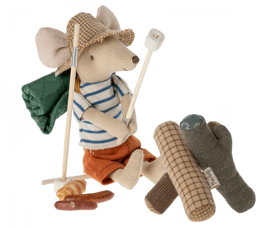 maileg bonfire set, mouse