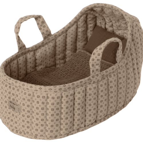 maileg carry cot, large sand