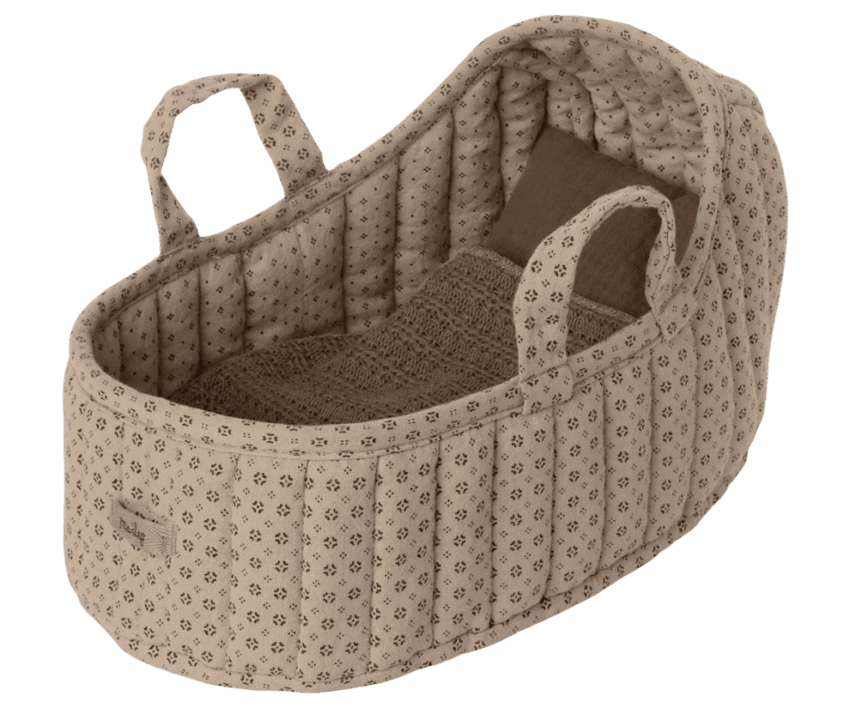 maileg carry cot, large sand