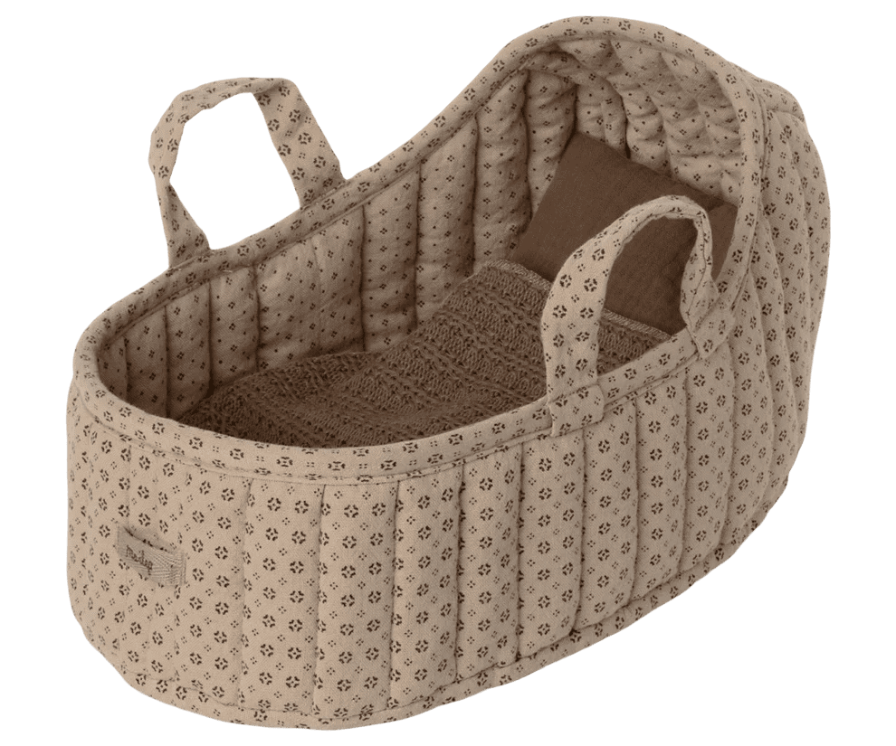 maileg carry cot, large sand