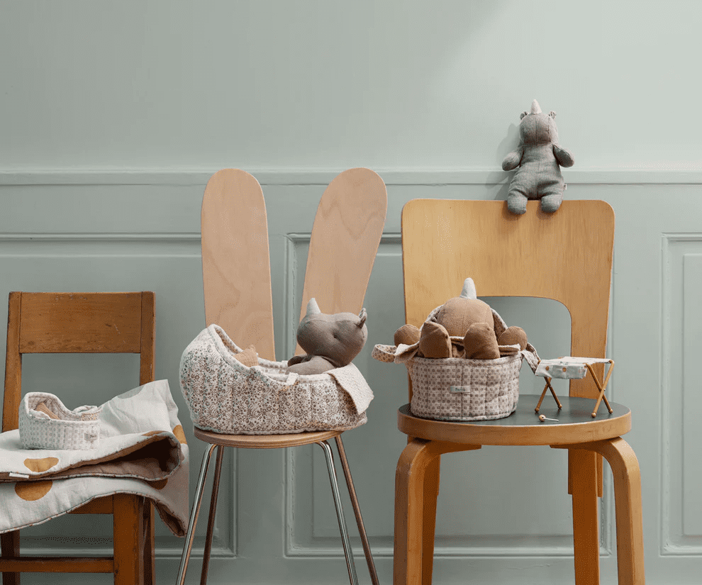 maileg carry cot, large sand