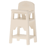 maileg high chair, mouse off white
