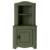 maileg corner cabinet mouse dark green