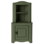 maileg corner cabinet mouse dark green
