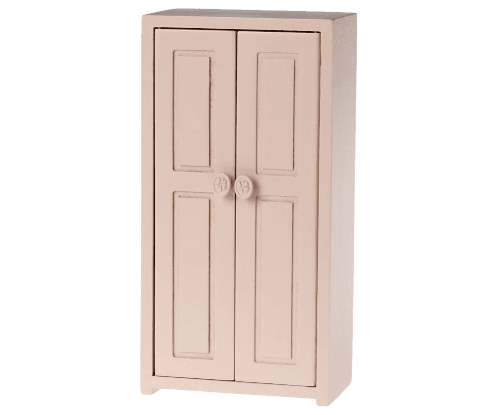maileg closet, mouse light rose