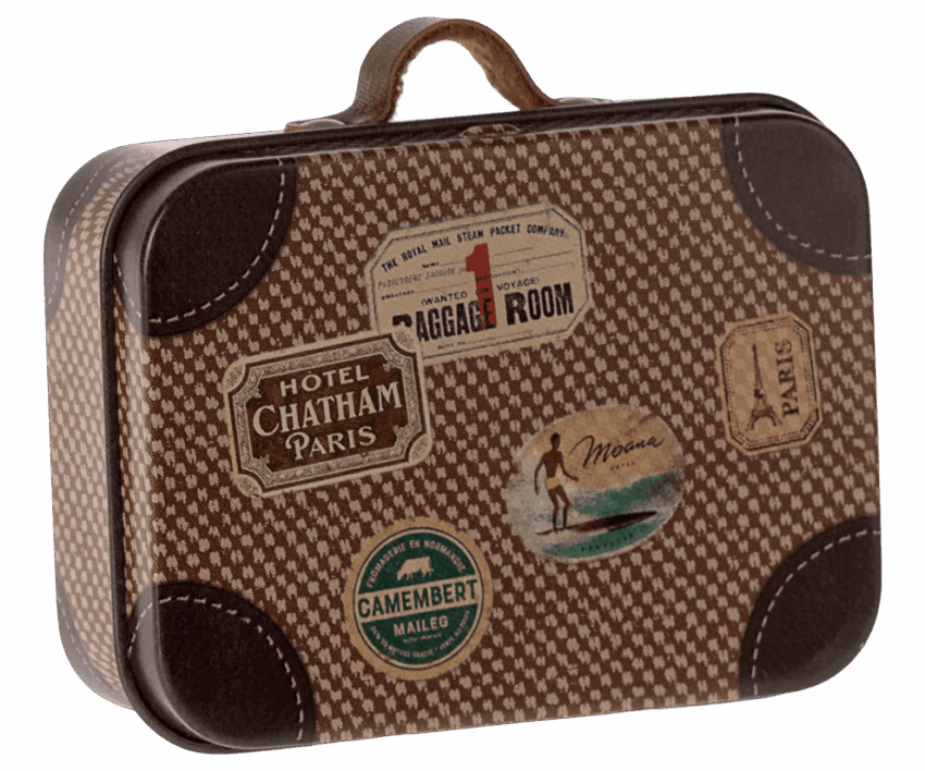 maileg suitcase, micro brown