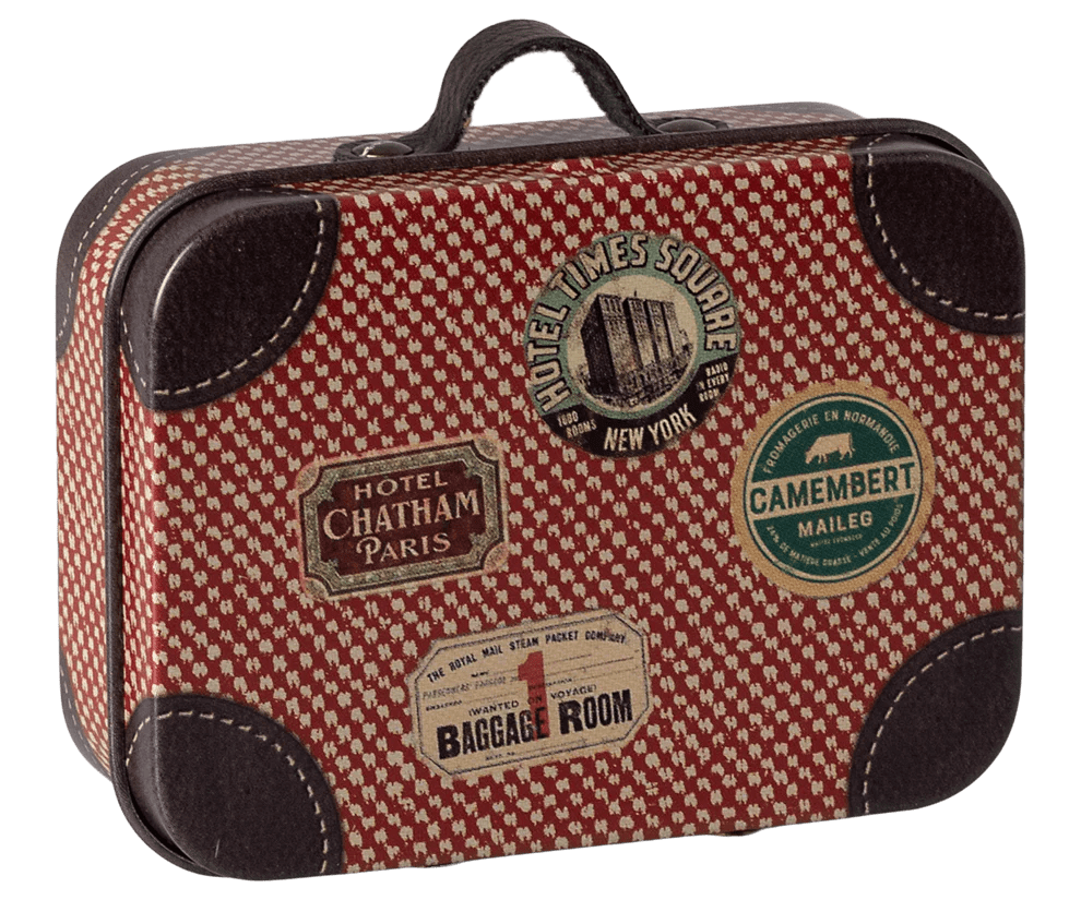maileg suitcase, micro red