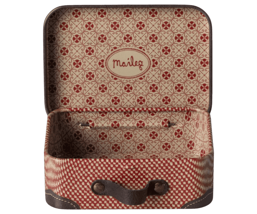 maileg suitcase, micro red