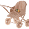 maileg stroller, baby mouse rose