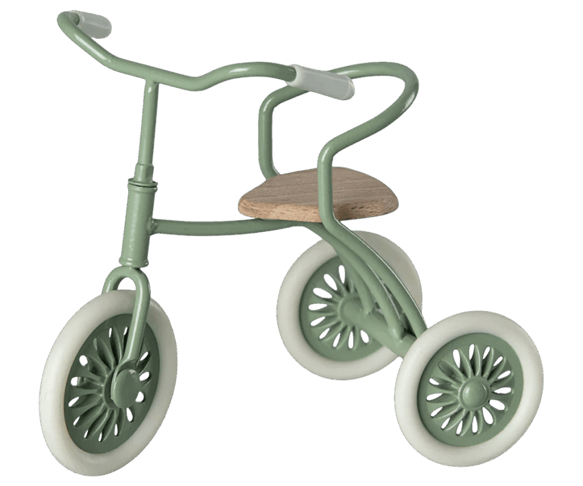 maileg abri à tricycle, mouse green