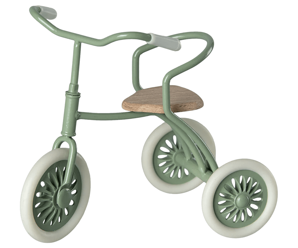maileg abri à tricycle, mouse green