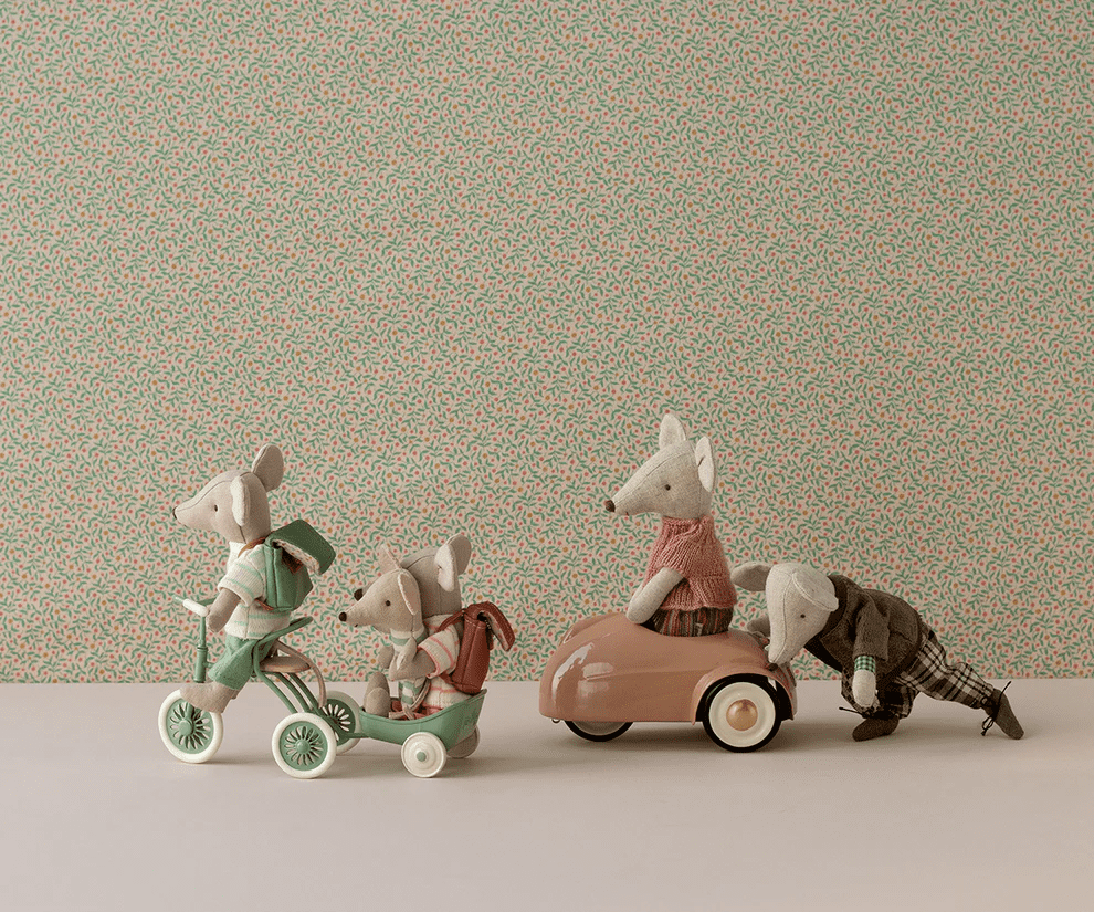 maileg abri à tricycle, mouse green