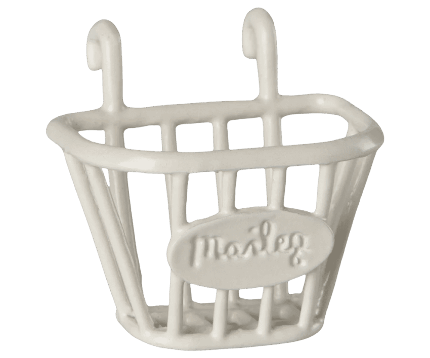 maileg tricycle basket, mouse