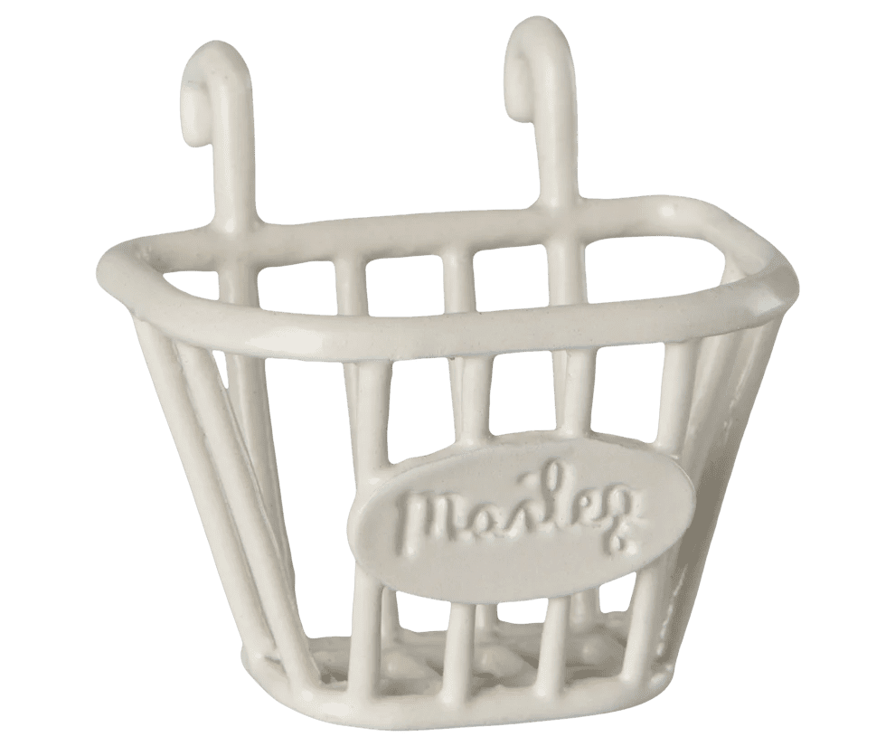 maileg tricycle basket, mouse