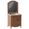 maileg sink dresser with mirror, dark powder