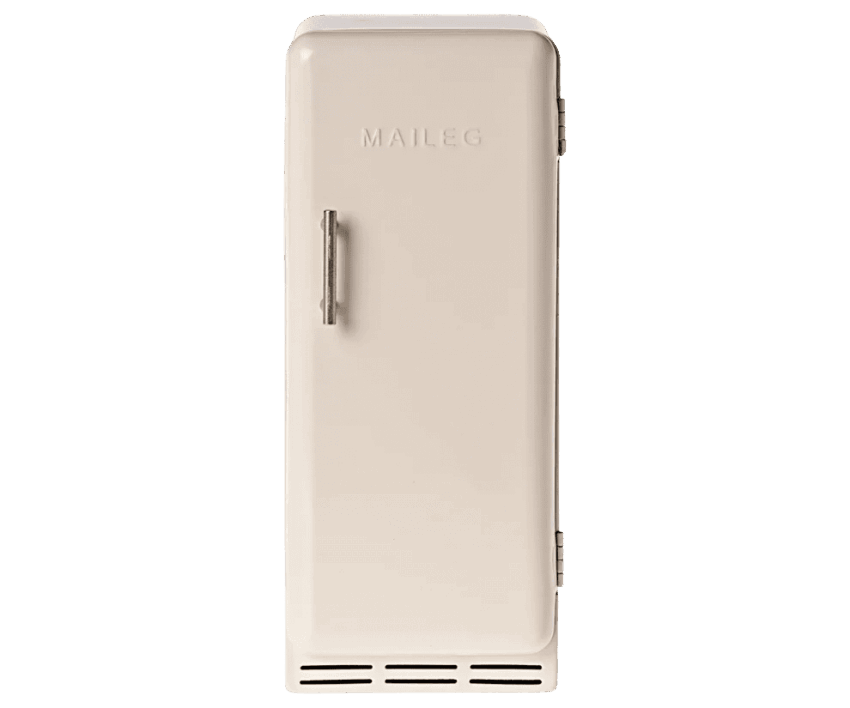 maileg miniature fridge off white