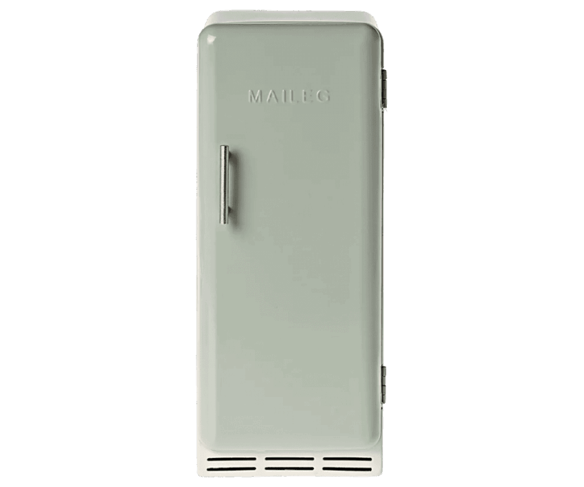 maileg miniature fridge mint