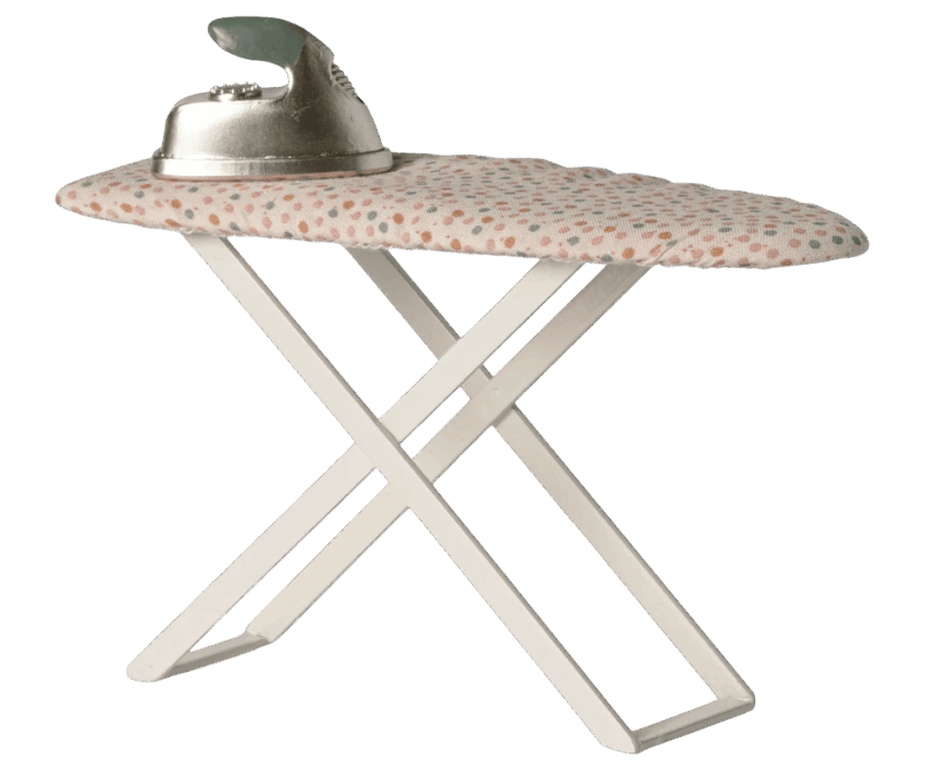 maileg iron and ironing board, mouse