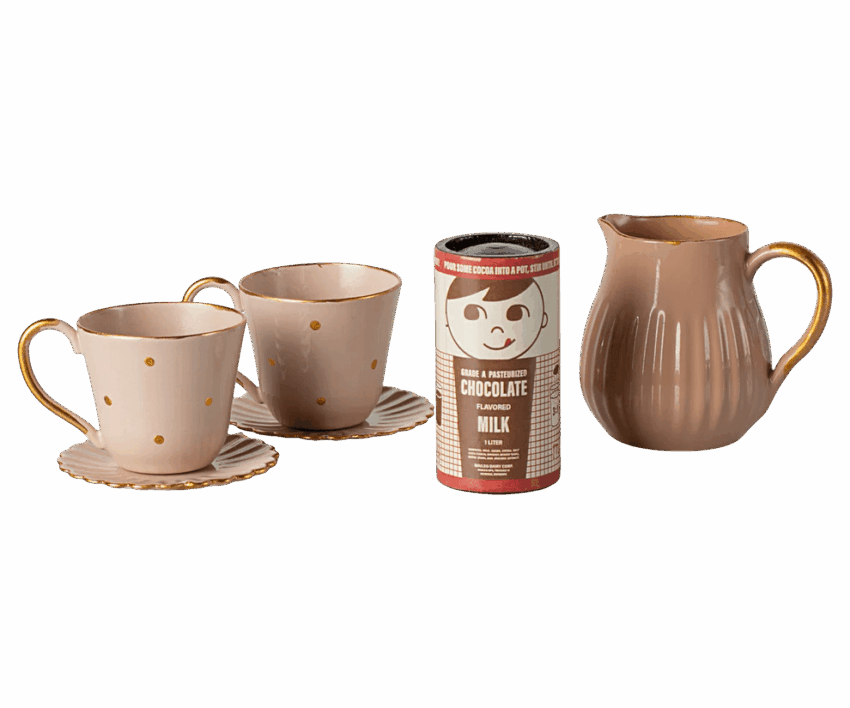maileg hot chocolate set, mini