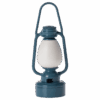 maileg vintage lantern with light, mouse blue