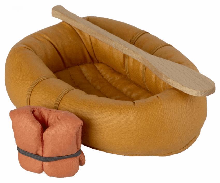 maileg rubber boat, mouse