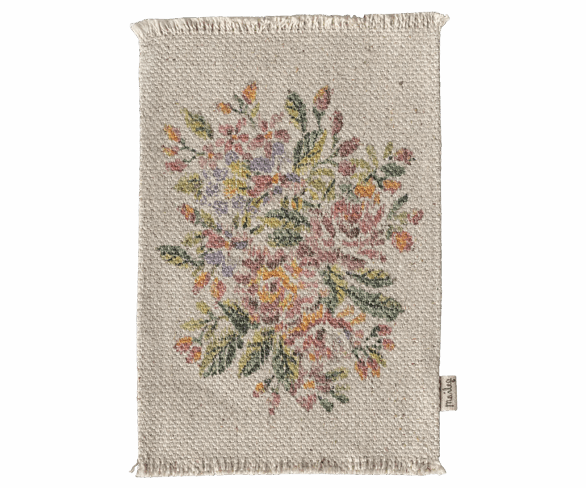 maileg rug, flowers medium