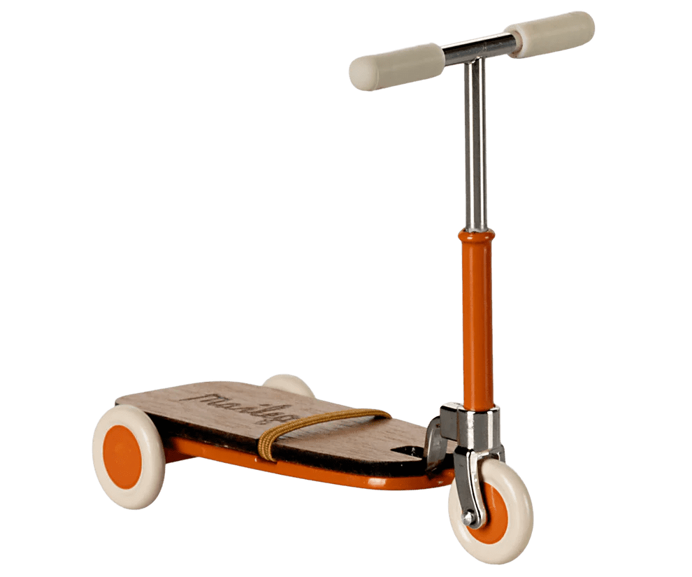 maileg kick board, step mouse orange
