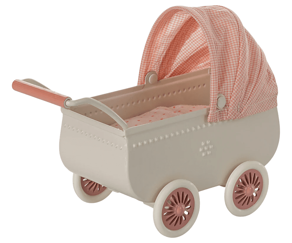 maileg pram, micro coral