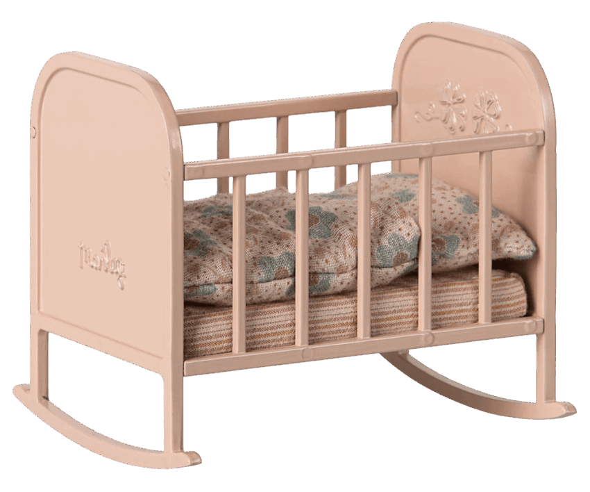 maileg cradle, my light rose