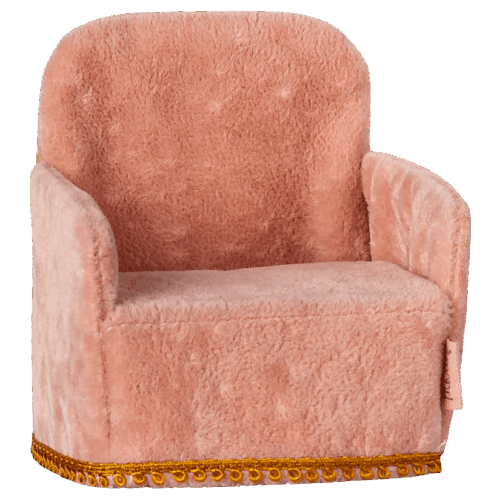 maileg folding chair, mouse rose