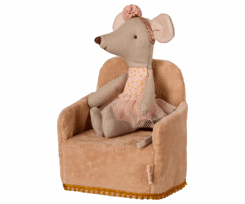 maileg folding chair, mouse powder