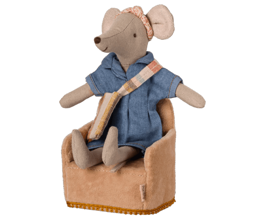 maileg folding chair, mouse powder