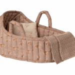 maileg carry cot, large rose