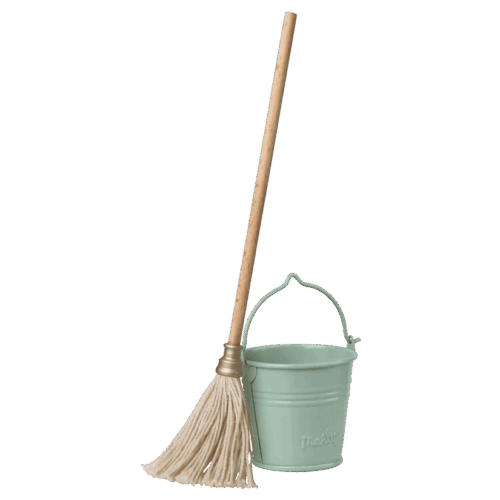 maileg bucket & mop