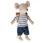 maileg tricycle mouse, big brother with backpack
