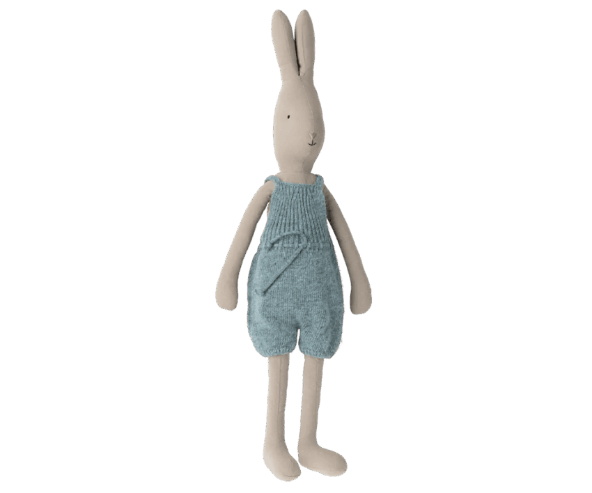 maileg rabbit size 4, knitted overalls 62cm
