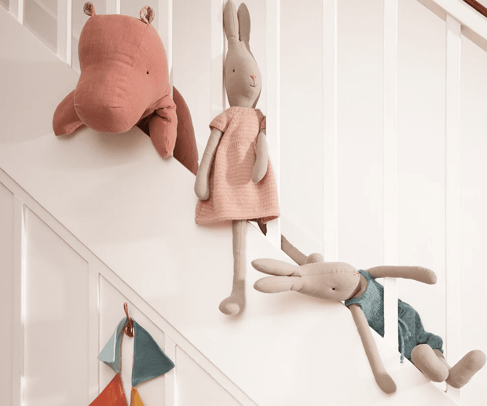 maileg rabbit size 4, knitted overalls 62cm