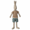 maileg rabbit size 3, classic knitted shirt and shorts 47cm