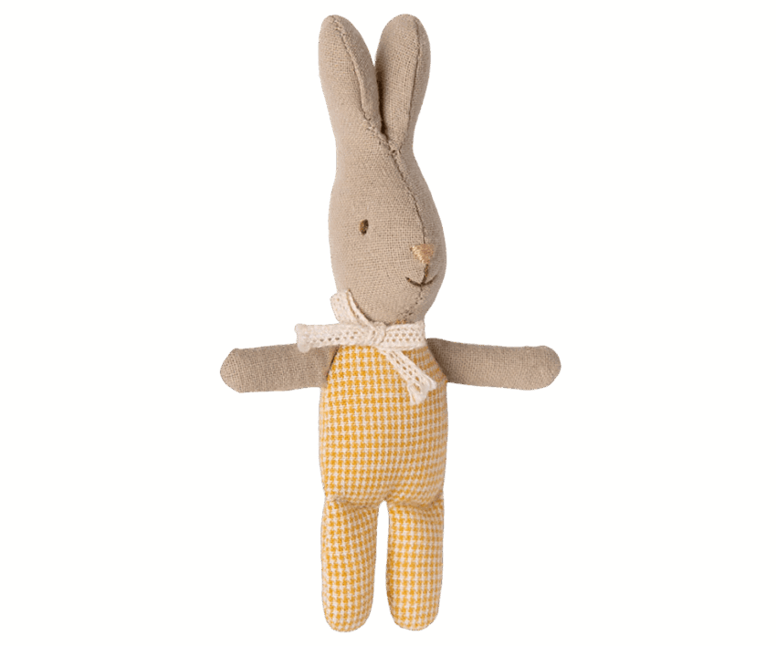 maileg rabbit, my yellow check