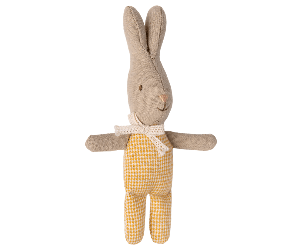 maileg rabbit, my yellow check