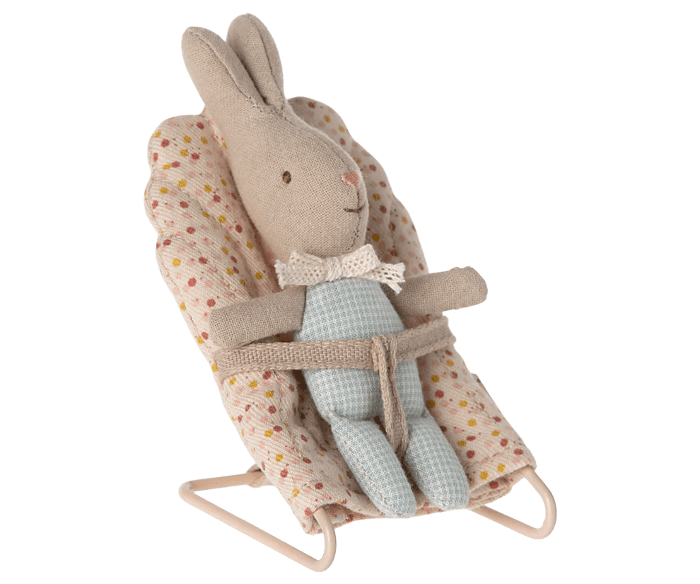 maileg rabbit, my light blue check