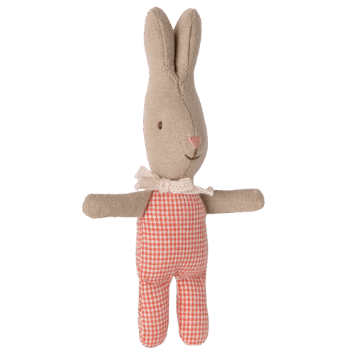 maileg rabbit, my red check