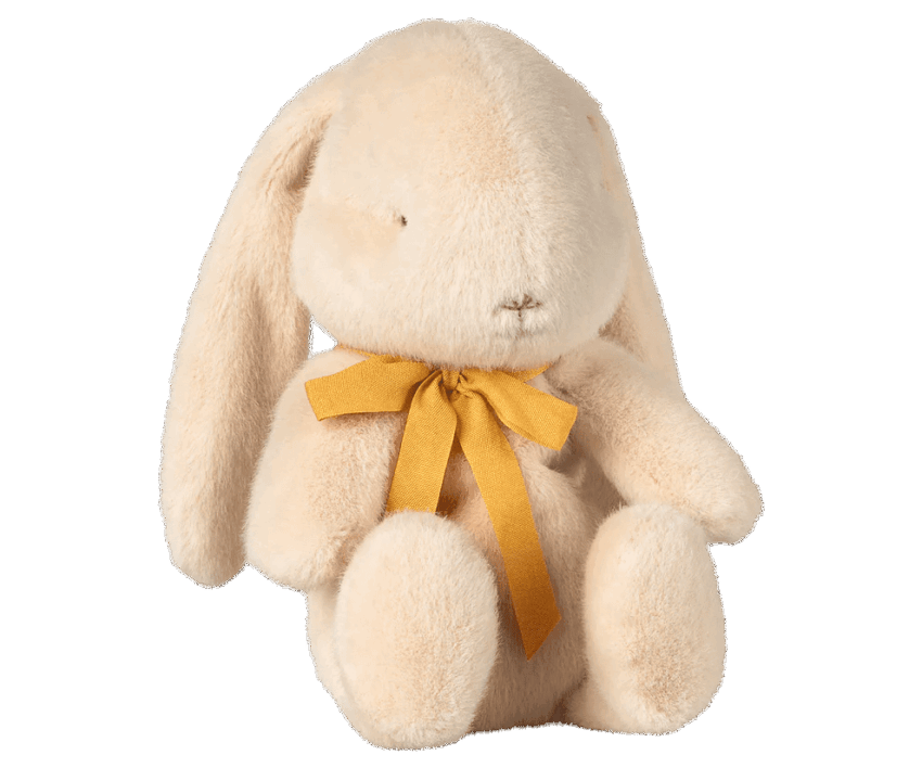 maileg bunny plush small cream peach 27cm