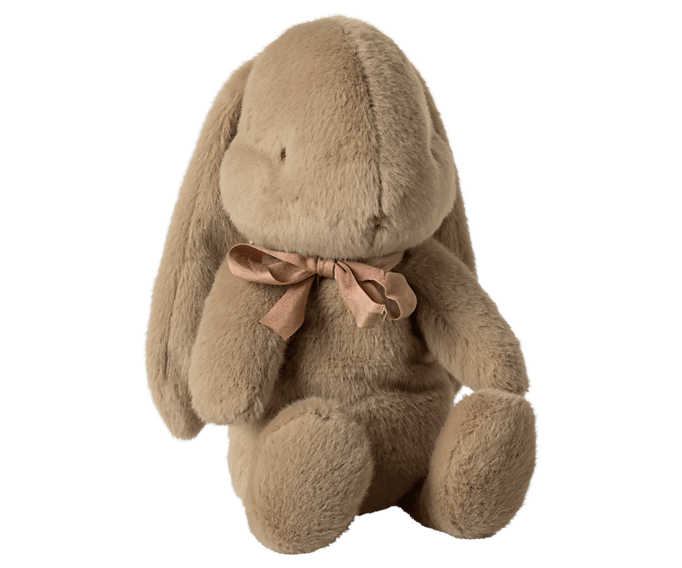 maileg bunny plush medium dusty brown 34cm