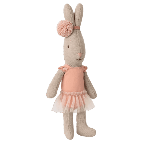 maileg ballerina rabbit, ballet suit and skirt rose
