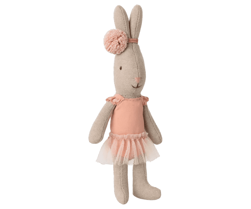 maileg ballerina rabbit, ballet suit and skirt rose
