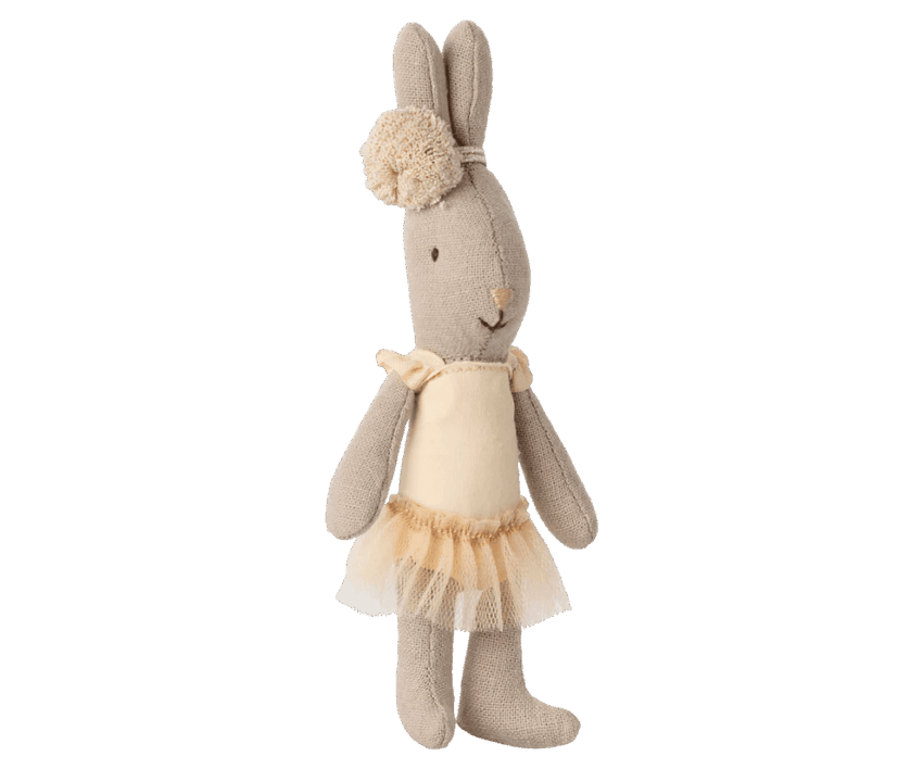 maileg ballerina rabbit, ballet suit and skirt cream