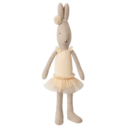 maileg bunny size 1, classic ballet suit and skirt cream 24cm