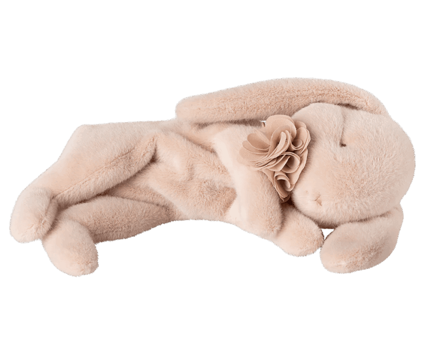 maileg sleeping bunny plush, small powder