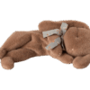maileg sleeping bunny plush, small soft brown